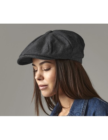B-B629-Melton Wool Baker Boy Cap